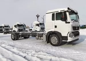Шасси HOWO T5G 4x2 280 пневма, АКПП+КОМ, 6200